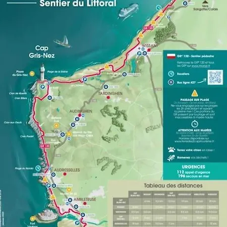 La Desirade Audresselles, Charmante Maison A 250 M De La Ferienhaus *