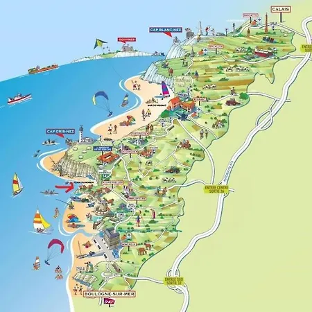 La Desirade Audresselles, Charmante Maison A 250 M De La Holiday home Audresselles